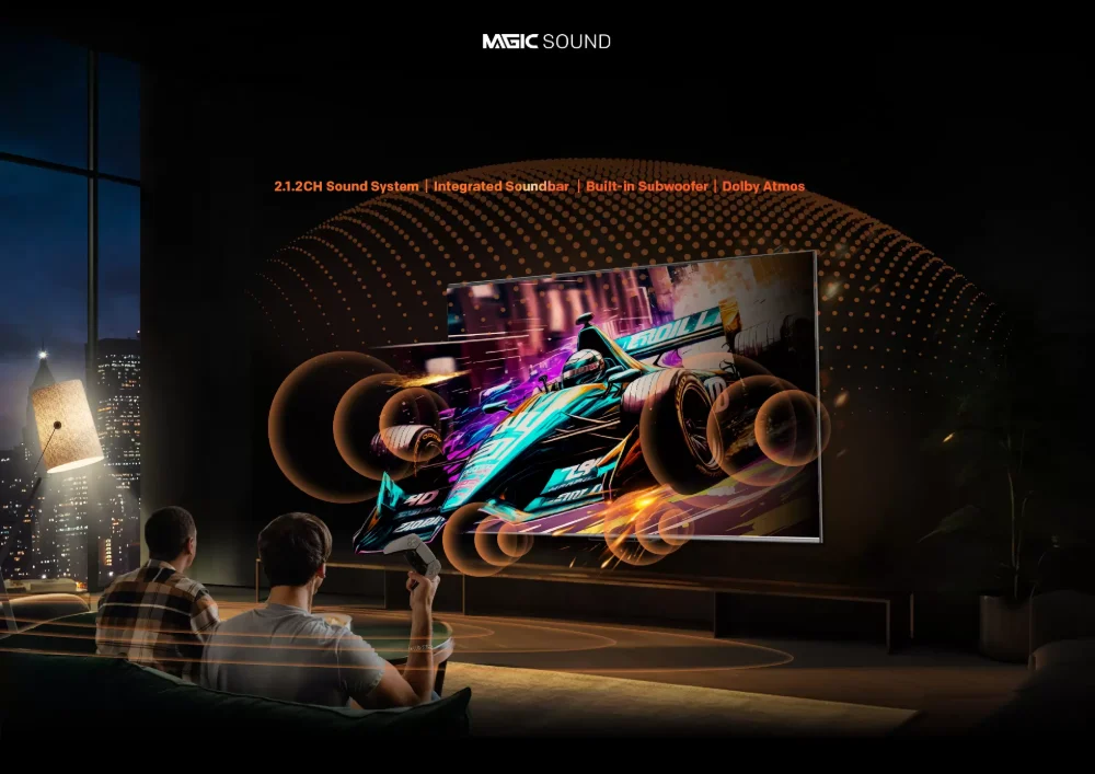 Tecnología de sonido mágico QLED